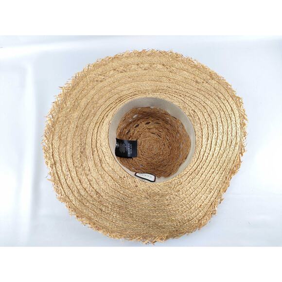 Gucci Raffia Straw Hat – Toile de Jouy Print Ribbon, Size M (57), Made in Italy - Picture 10 of 10